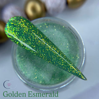 CG Professional Acrylic Powder - Golden Esmerald