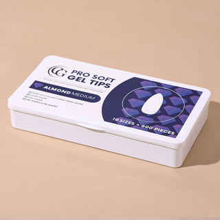 Pro Soft Gel Tips Almond Medium