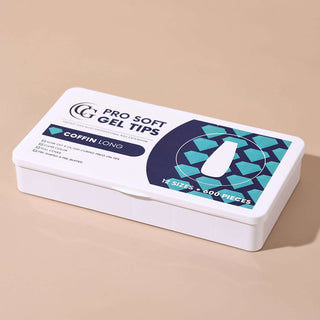Pro Soft Gel Tips Coffin Long