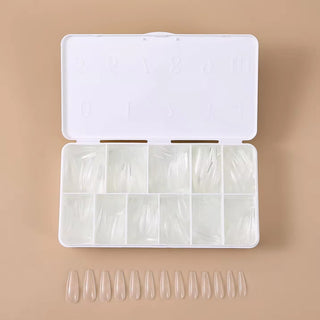 Pro Soft Gel Tips Coffin Long