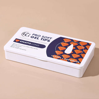 Pro Soft Gel Tips Stiletto Large